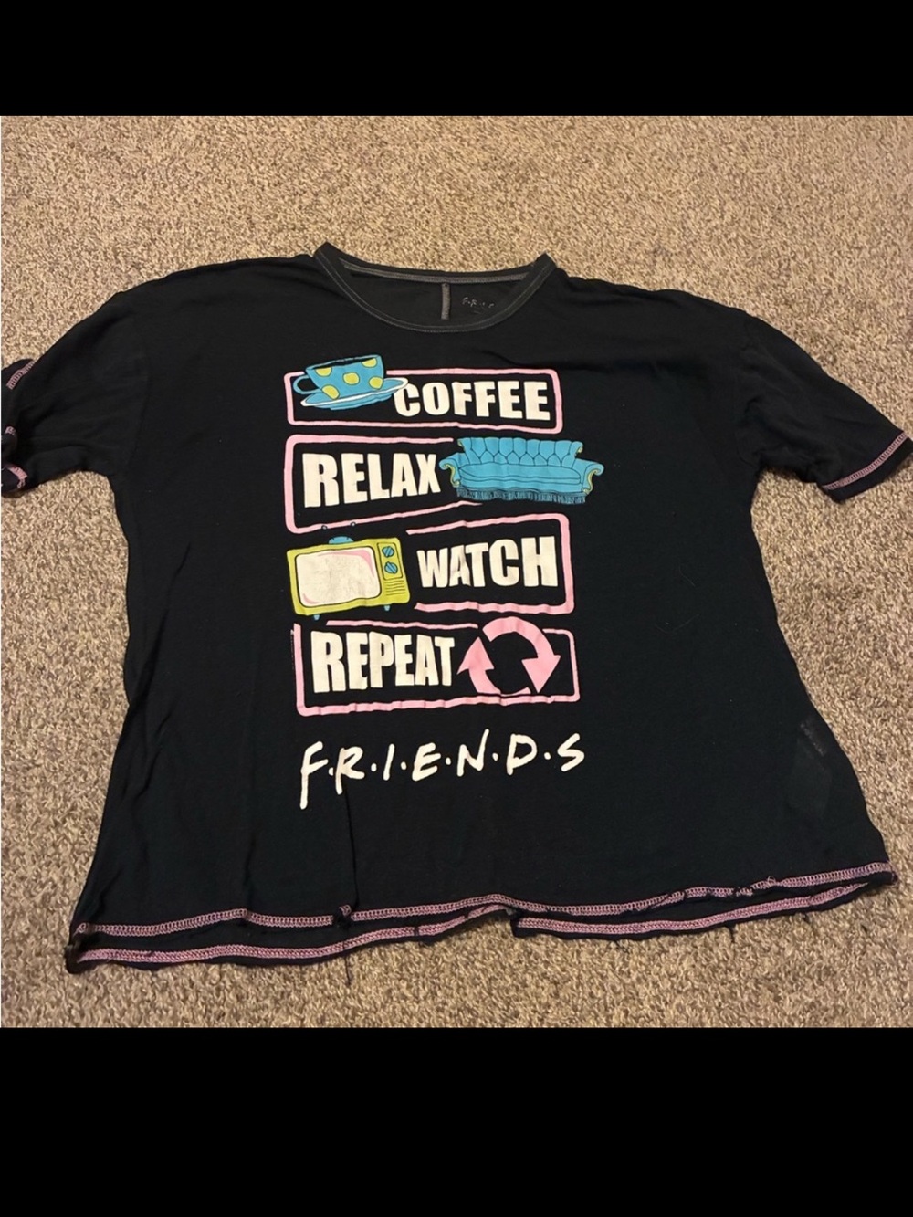 Women’s **LOT** 5 Tank Tops/T-shirts, Size large
